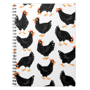 Cuaderno Patrón sin foco con pollo