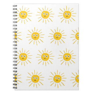 Cuaderno Patrón sin foco con sol. , ilusiones esquemáticas