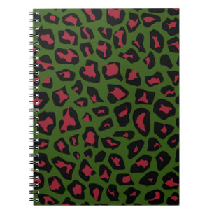 Cuaderno Patrón sin foco de leopardo
