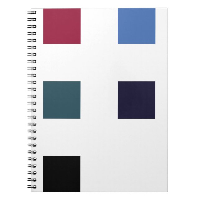 Cuaderno Patrón sin foco. Dibujar trazos y elementos de pin (Frente)