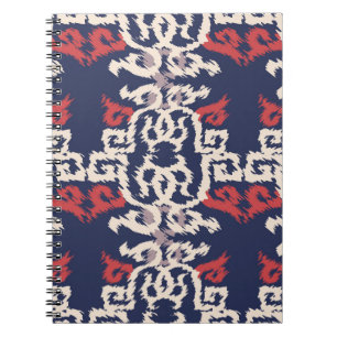 Cuaderno Patrón sin foco en el estilo oriental abstracto, á