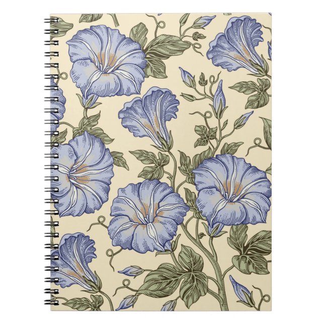 Cuaderno Patrón sin foco. Montaje de flores silvestres de P (Frente)