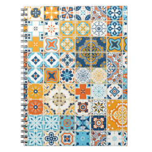 Cuaderno Patrón sin inconvenientes con azulejos portugueses