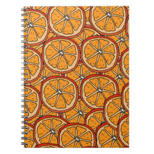Cuaderno Patrón sin inconvenientes con el naranja. Textura