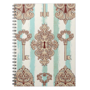 Cuaderno Patrón sin inconvenientes con llaves y cerraduras