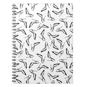 Cuaderno Patrón sin inconvenientes con zapatos de glamour d