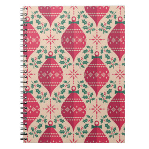 Cuaderno Patrón sin inconvenientes de Navidades de estilo v