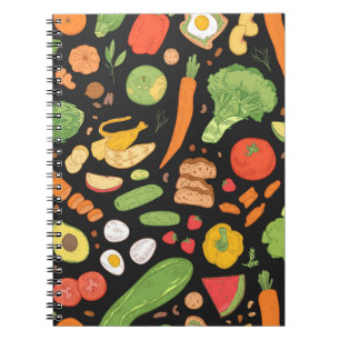 Cuaderno Patrón sin mar con alimento dietético, alimento sa