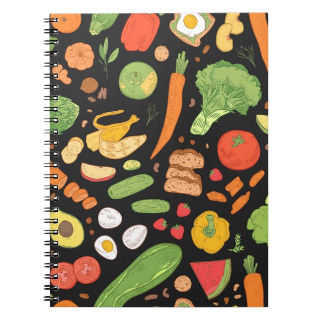 Cuaderno Patrón sin mar con alimento dietético, alimento sa (Frente)