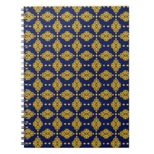 Cuaderno Patrón Sin Marea Con Estilo Geométrico Abstracto.
