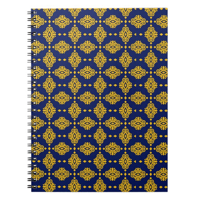 Cuaderno Patrón Sin Marea Con Estilo Geométrico Abstracto. (Frente)