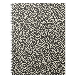 Cuaderno Patrón sin problemas del libro de composición negr