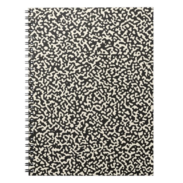 Cuaderno Patrón sin problemas del libro de composición negr (Frente)