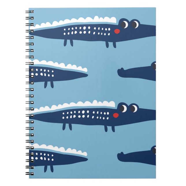 Cuaderno Patrón sin soldadura con cocodrilos (Frente)