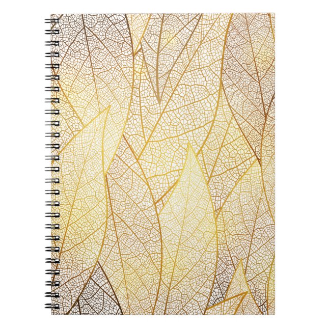 Cuaderno Patrón sin soldadura con hojas de oro (Frente)