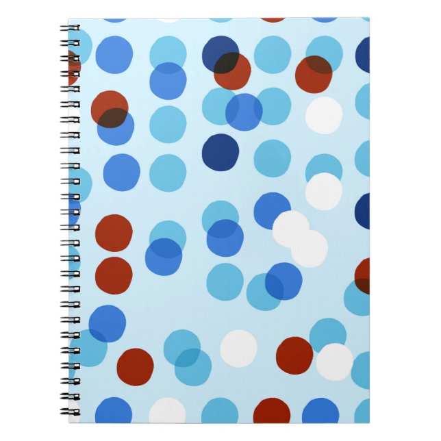 Cuaderno Patrón sin soldadura con ornamento de doodle abstr (Frente)