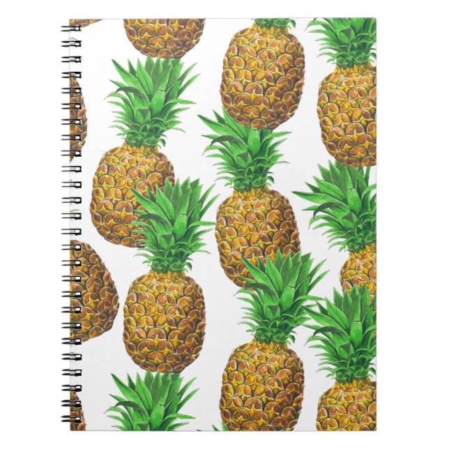 Cuaderno Patrón sin soldadura con piñas (Frente)