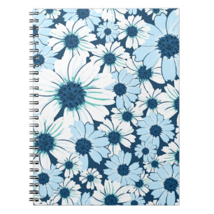 Cuaderno Patrón sin soldadura floral/patrón textil floral, 