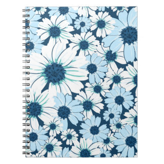 Cuaderno Patrón sin soldadura floral/patrón textil floral, 