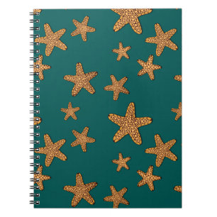 Cuaderno Patrón Starfish Naranja