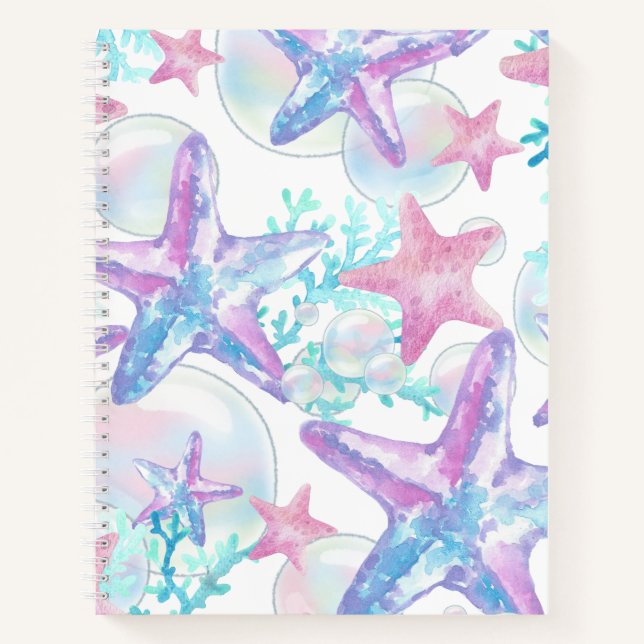 Cuaderno Patrón Starfish Rosa (Anverso)