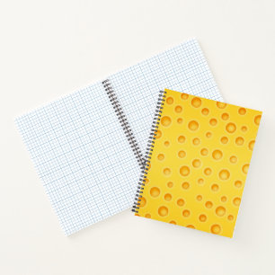 Cuaderno Patrón suizo de textura con queso Cheezy