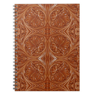 Cuaderno patrón suroeste de cuero de campo occidental