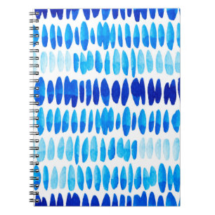Cuaderno Patrón transparente de acuarela con gotas de lluvi