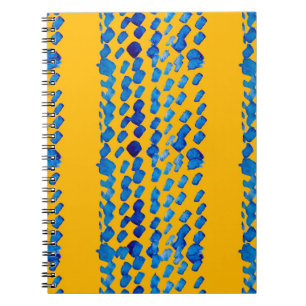 Cuaderno Patrón transparente de acuarela con puntos abstrac