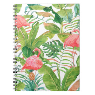 Cuaderno Patrón transparente de acuarela dibujada a mano c
