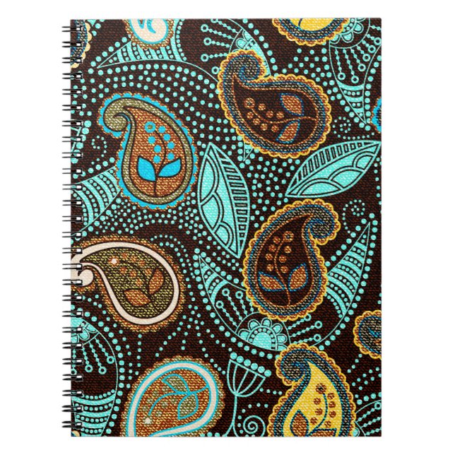 Cuaderno Patrón transparente, efecto textura de vaqueros (Frente)