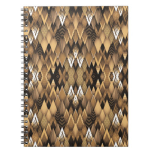 CUADERNO PATRÓN TRIANGULAR RÚSTICO TRIBAL