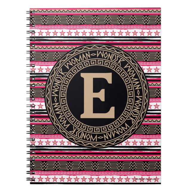Cuaderno Patrón tribal de mujer maravilla (Frente)