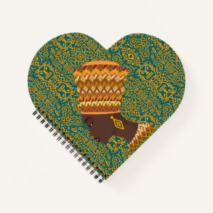 Cuaderno Patrón Tribal de Mujer Negra
