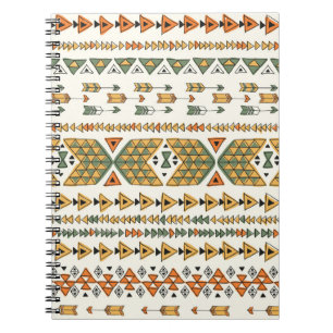 Cuaderno Patrón tribal étnico sin soldadura 3