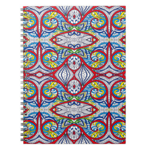 Cuaderno Patrón tribal ornamental de Seamless. Ilustración.