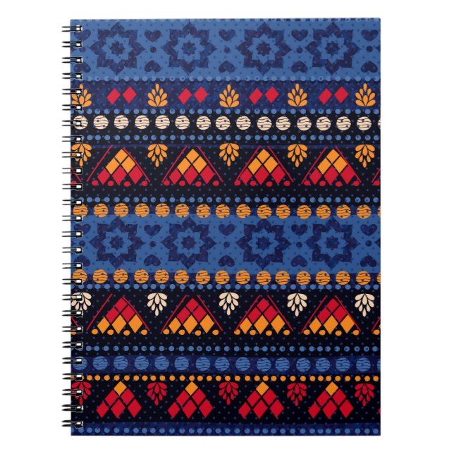 Cuaderno Patrón tribal sin fisuras. (Frente)