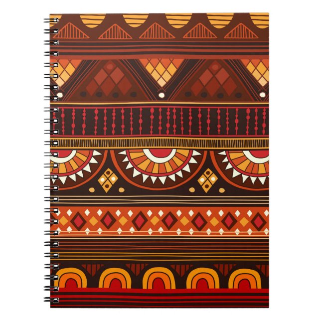 Cuaderno Patrón tribal sin fisuras.  (Frente)