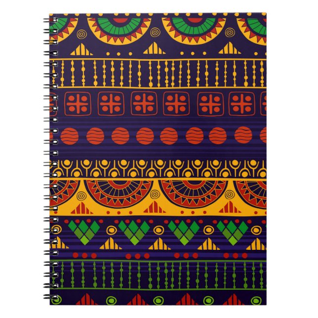 Cuaderno Patrón tribal sin fisuras.  (Frente)