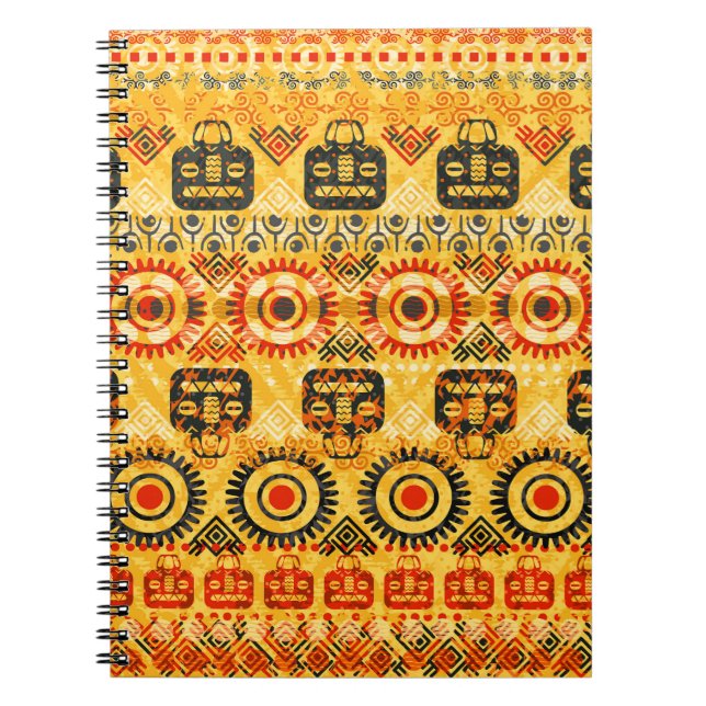 Cuaderno Patrón tribal sin soldadura (Frente)