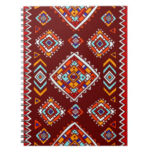 Cuaderno Patrón tribal tradicional de estilo étnico