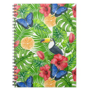 Cuaderno Patrón tropical