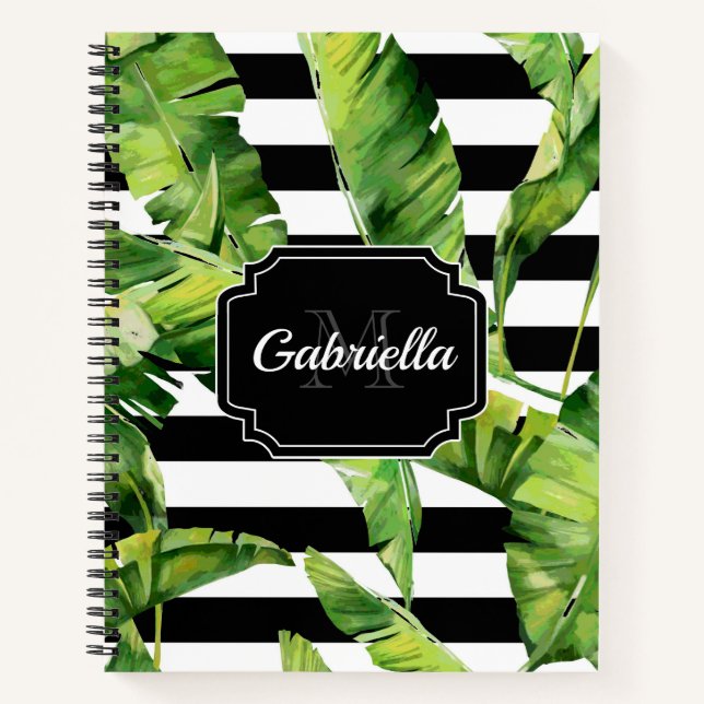 Cuaderno Patrón tropical (Anverso)