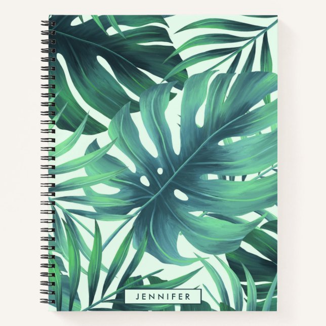Cuaderno Patrón tropical (Anverso)
