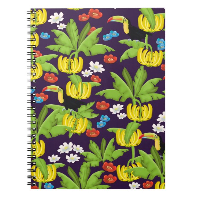 Cuaderno Patrón tropical (Frente)
