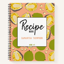 Cuaderno Patrón Tropical de Jackfruit de verano -Libro de c