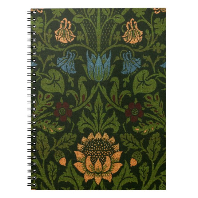 Cuaderno Patrón Tulip de William Morris (1834-1896). (Frente)