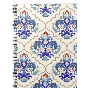 Cuaderno Patrón turco colorido: Belleza sin fin.