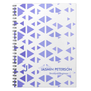 Cuaderno Patrón Único de Triángulo Azul