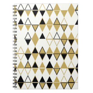 Cuaderno Patrón uniforme geométrico abstracto sin costuras